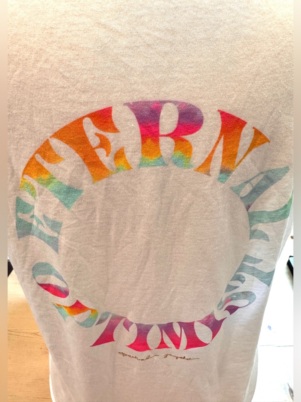 Spiritual Gangster Women’s Muscle Tee with Colorful Circle Logo Size Large NWOT - Picture 10 of 12